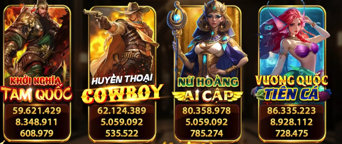 Kho game Slot quay hũ nổ jackpot Sumclub